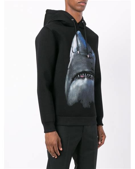 givenchy shark printed hoodie good fake|false givenchy clothing.